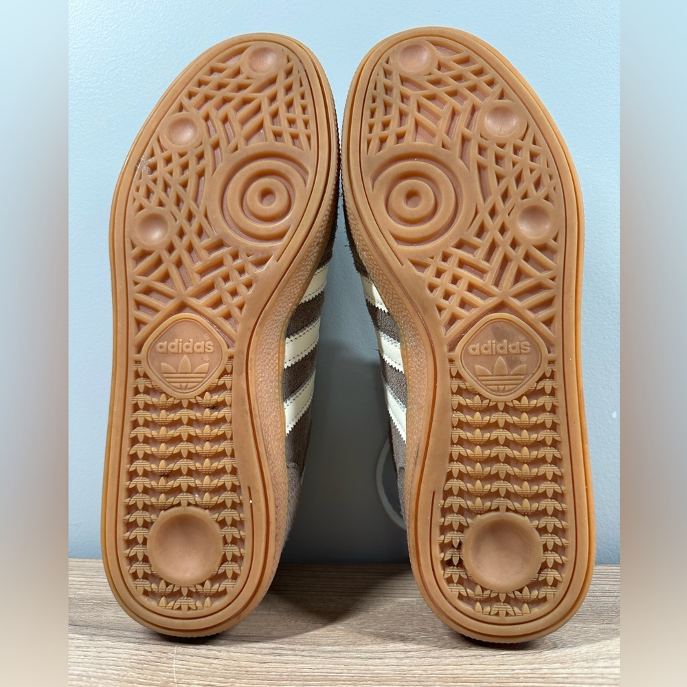 Adidas Handball Spezial Sneakers Earth Strata Off White Gum 9.5 - Picture 11 of 11
